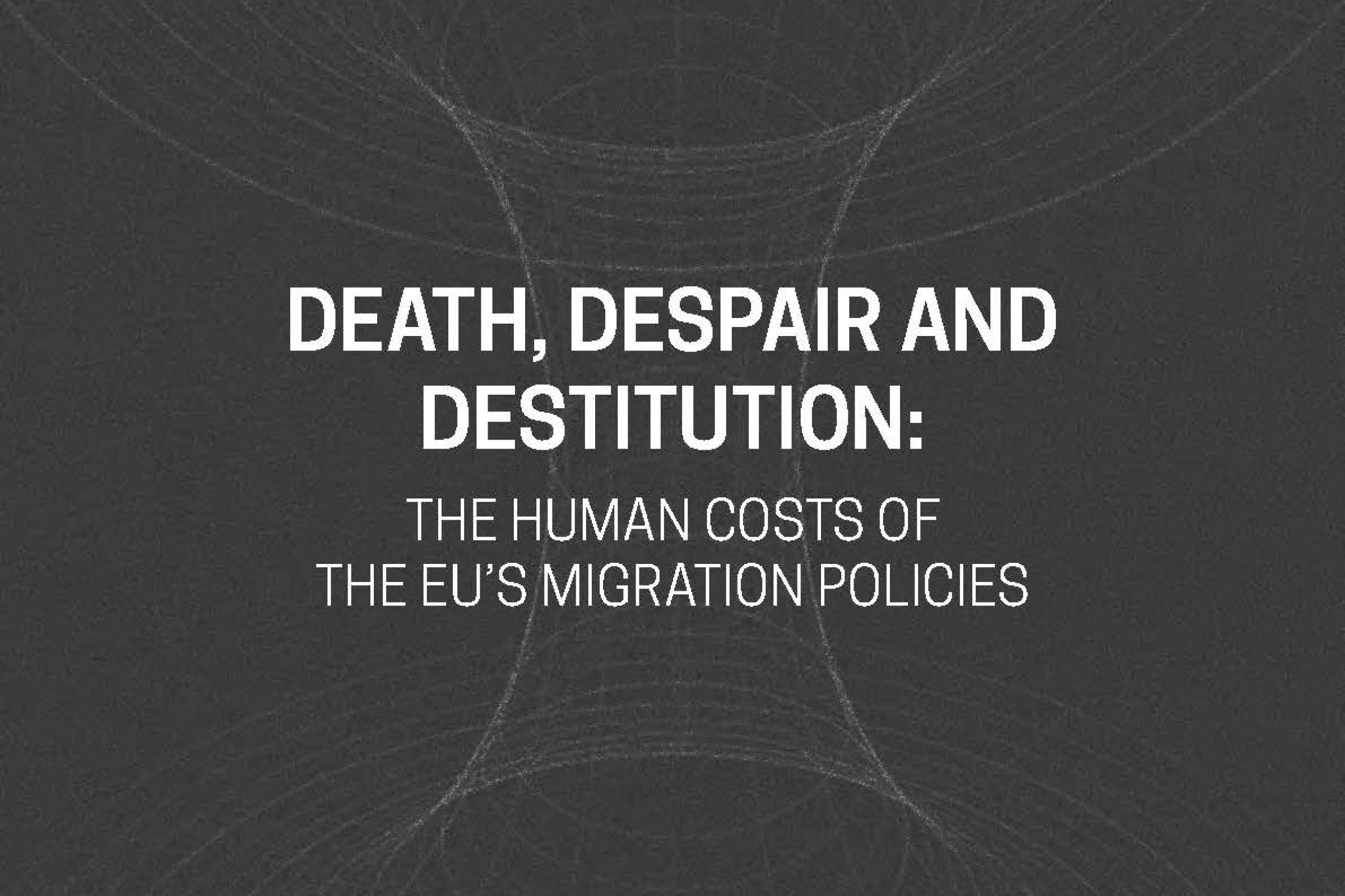 Death, despair and destitution