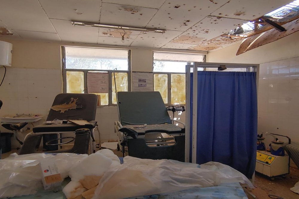 A damaged hospital in Tigray, Ethiopia.