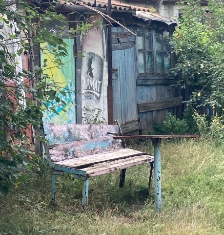 A local gathering spot in one of the villages where MSF works in Eastern Ukraine 