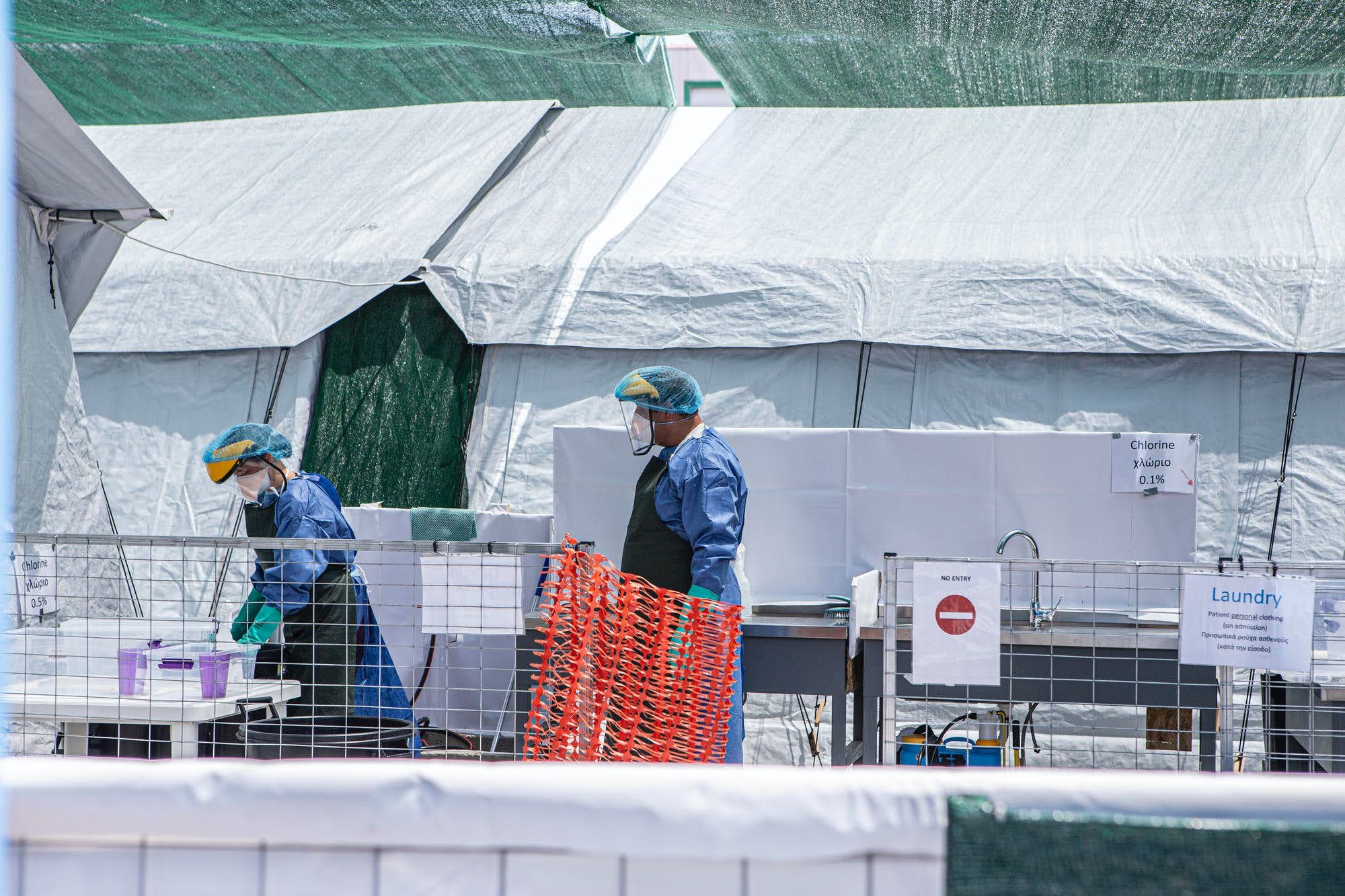 Inpatient medical unit in Moria 