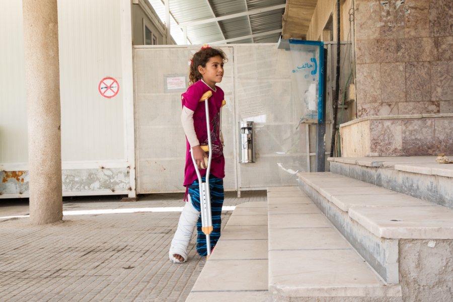 April 2018: MSF teams in Hassakeh and Raqqa treat hundreds of patients wounded by landmines, booby traps and explosive ordnance.