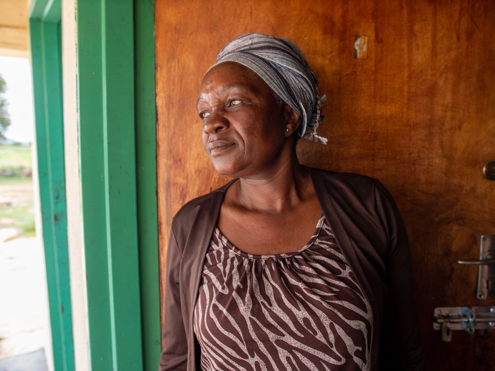 Rumbidzai, 51, was assisted by MSF after abnormalities were found during her VIAC screening. Chatikobo district, Zimbabwe.