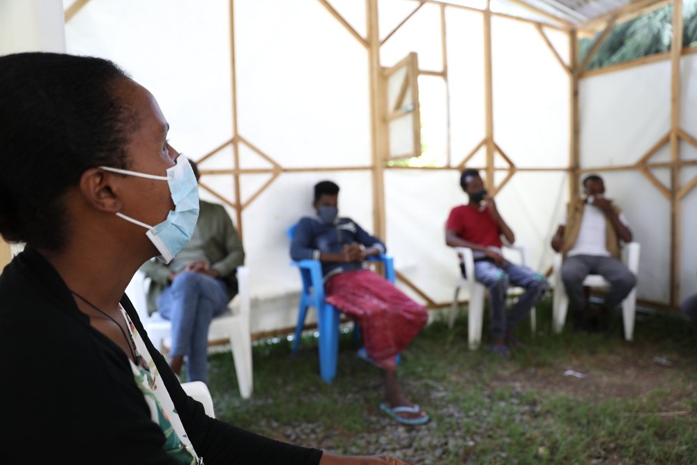 For the past three years, psychologist Firehewot has worked at the MSF inpatient therapeutic counselling center in Addis Ababa, caring for Ethiopian migrants deported from Saudi Arabia and other Gulf countries.