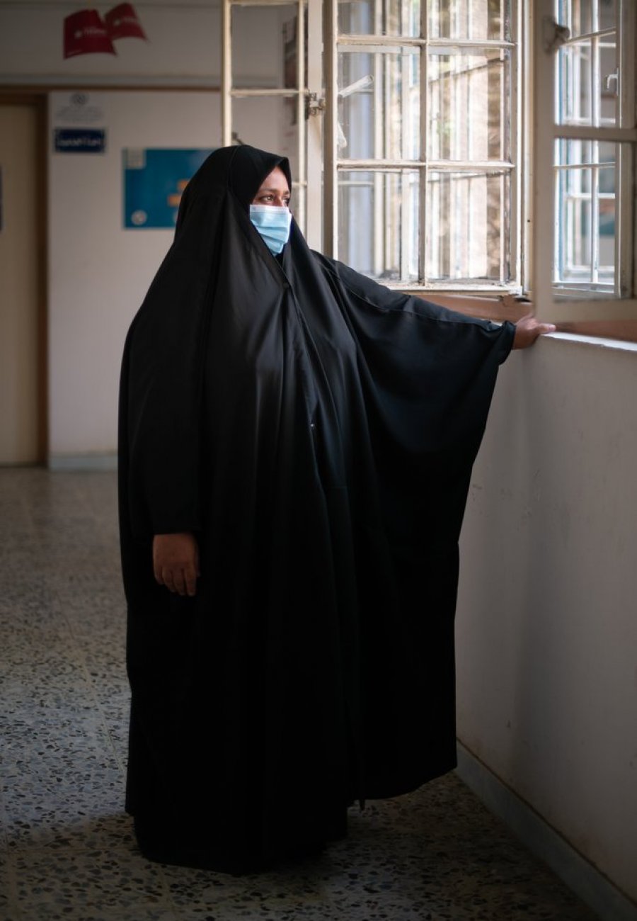 Fatin, is suffering from DR-TB since 9 months after being diagnosed at Baghdad’s National Tuberculosis Institute. She is taking the new oral treatment since then, and only has seven to eight months left of treatment before being considered fully cured.