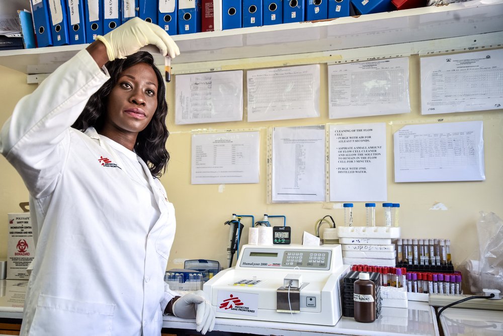 May Atieno is the Lab Manager for MSF’s programs in Homa Bay and Ndhiwa. She helped design several systems to ensure efficiency of the lab systems to improve over quality of care. 