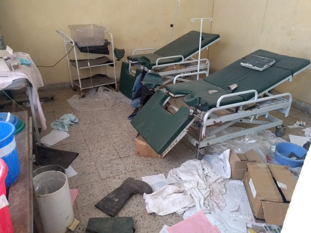 Many health facilities in North-western Tigray haven been looted and vandalized, like this clinic in Debre Abay. As a result many people did not have access to lifesaving healthcare for more than three months. 