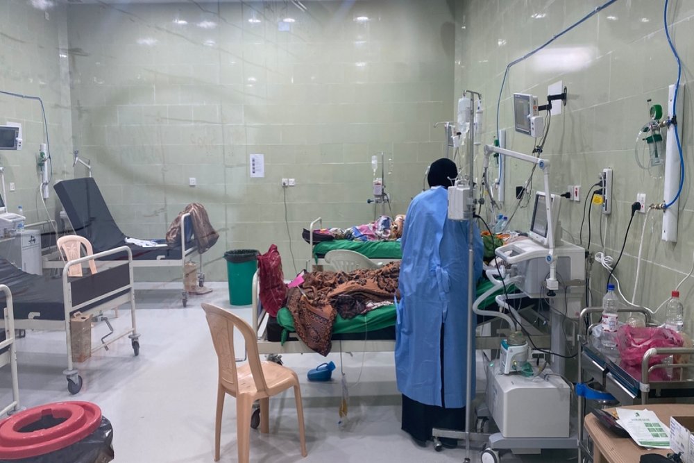 MSF COVID Intervention in Aden, Al Gomhuria Hospital.