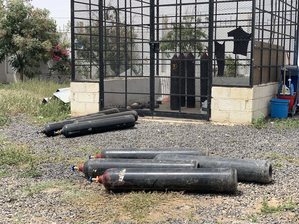 “We are surrounded by the fear that we would run out of oxygen because the consumption rate is very high. There is a limited number of oxygen cylinders but also a noticeable delay in supplying much-needed oxygen to the hospital,” says MSF logbase, Nawfal