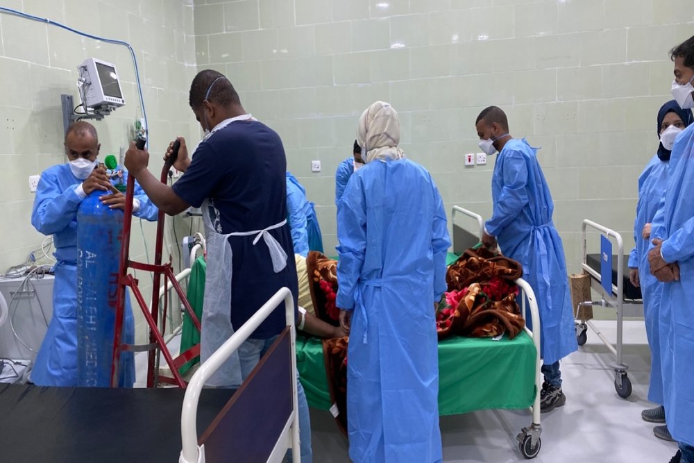 MSF COVID Intervention in Aden, Al Gomhuria Hospital.