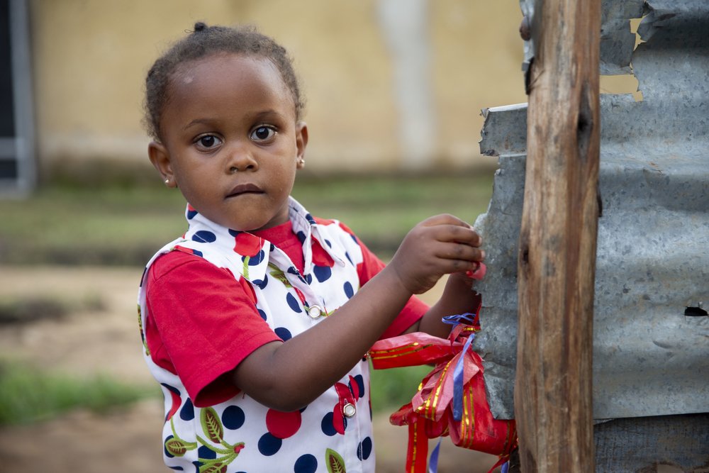 Three-year-old Shemsu was recently treated at the MSF-supported new cholera treatment centre in Bujumbura. 