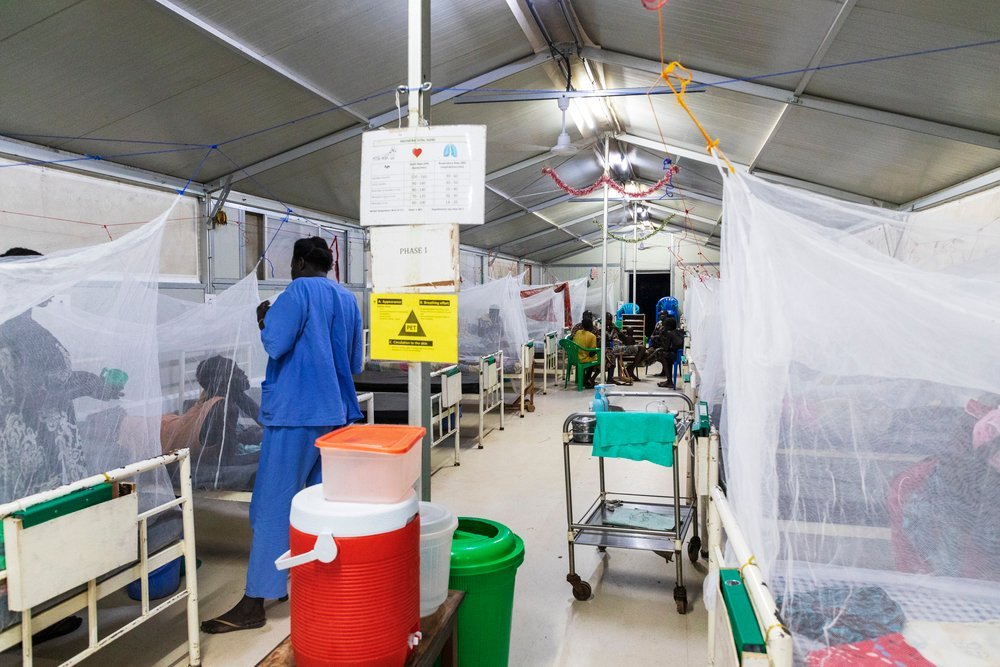 MSF hospital in Agok, Abyei region of South Sudan. 2019.