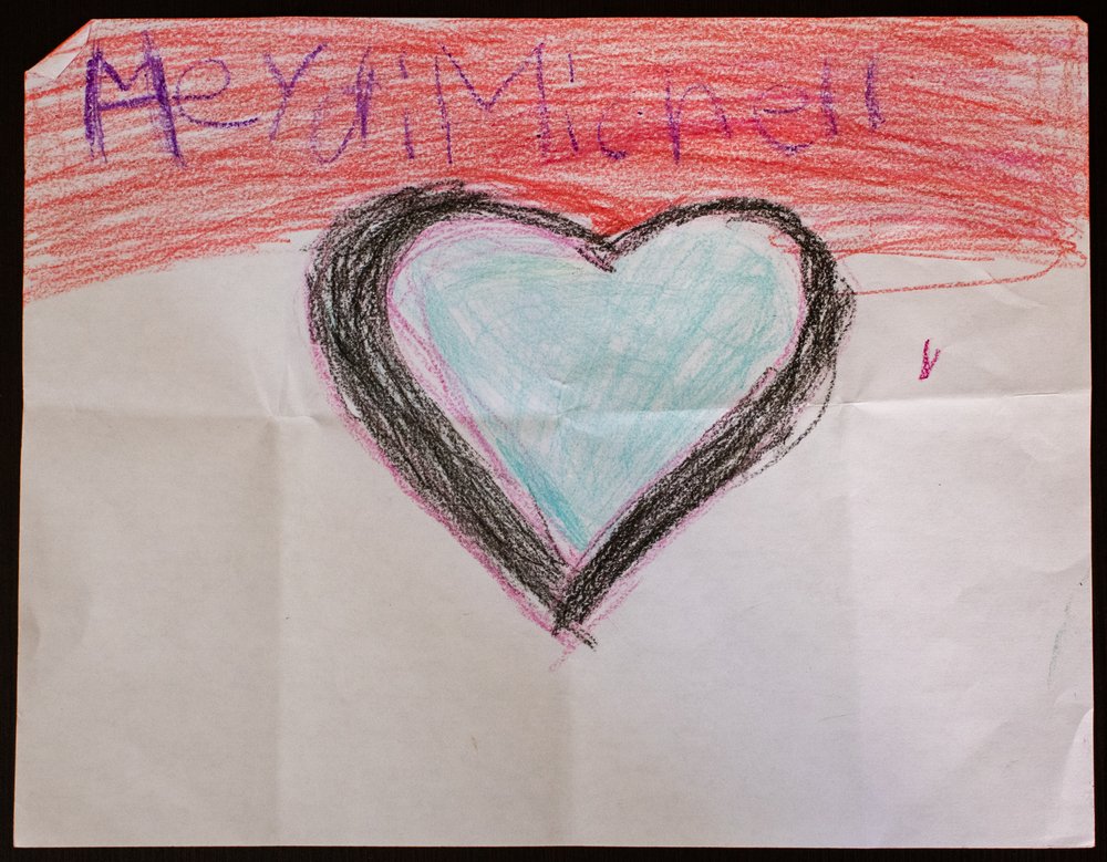 MSF staff in Reynosa, Mexico, use recreational activities in order to understand the emotional state of a child so that they can then provide appropriate psychological care. (November, 2020).