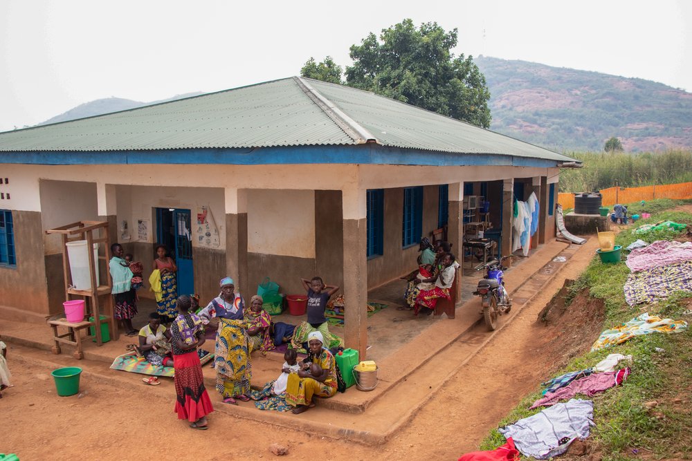 External view of the paediatrics department of the general referral hospital of the Nizi area. (January 2020).