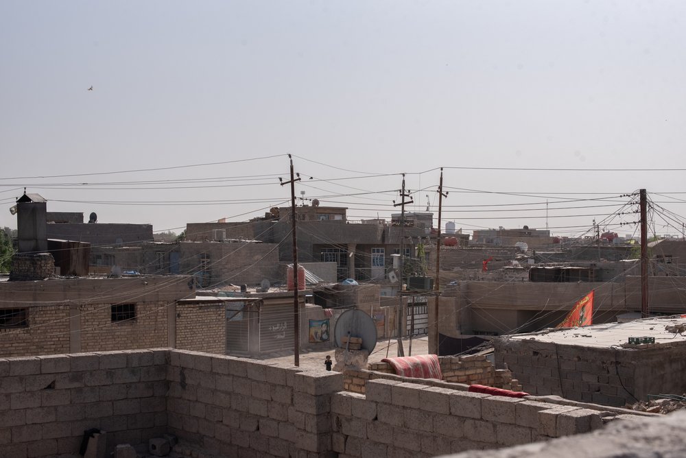 Ihsan’s neighbourhood, Sadr City, a very popular area of Baghdad, that is located about an hour away from the Baghdad Medical City where the National Tuberculosis Institute is located.