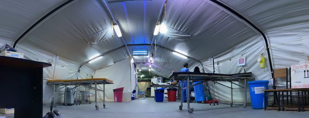 The ER (Emergency Room) unit at the MSF Trauma centre in Mocha, a port town in the Red Sea Coast region of Yemen. 