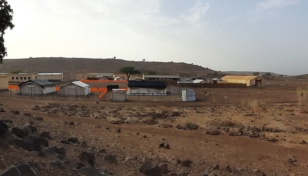 MoH rural hospital/health centre in Rokero town, Jebel Marra, Darfur