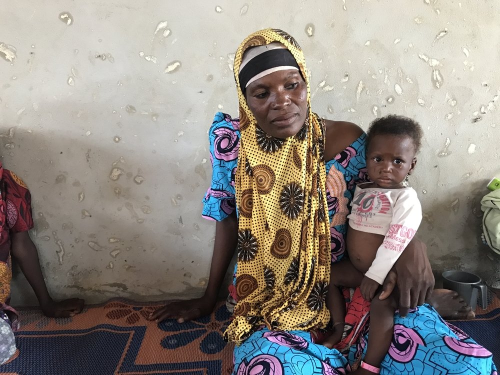 At the health centre of Dan Issa, in the region of Maradi, newly arrived babies like this one undergo a series of medical checks to determine whether they are severely acutely malnourished or not, and what kind of treatment they should follow.