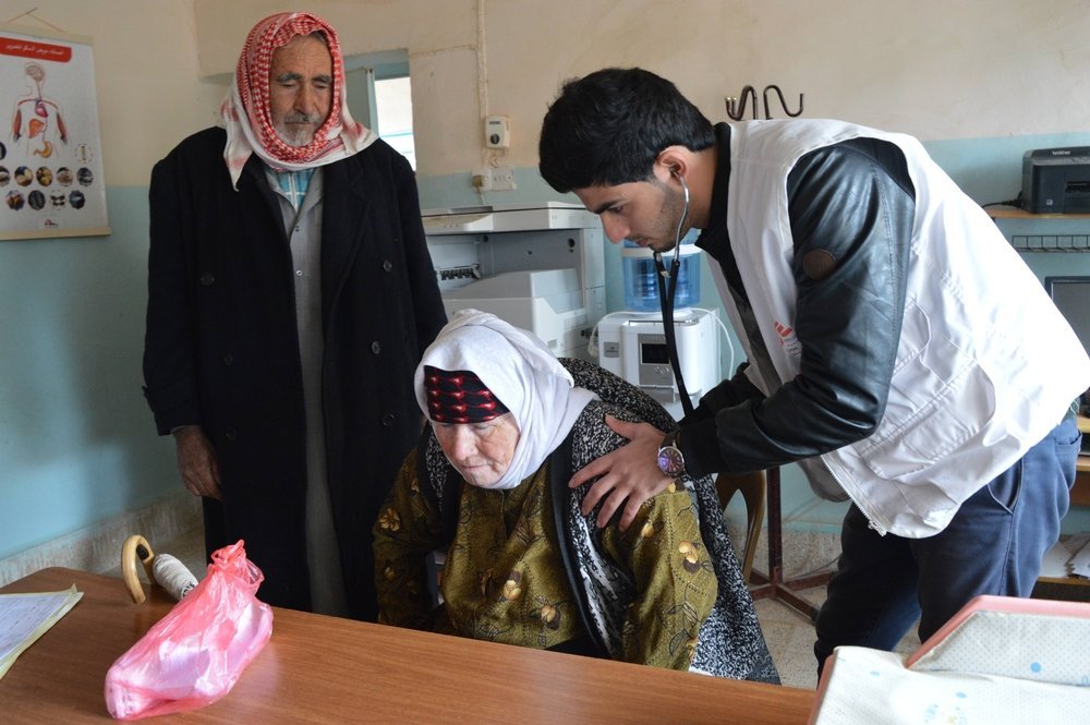 Nadia Mohammed Ahmed has high blood pressure. She and her husband are Turkmens, a Turkic ethnic group that predominantly live in the north of Iraq.