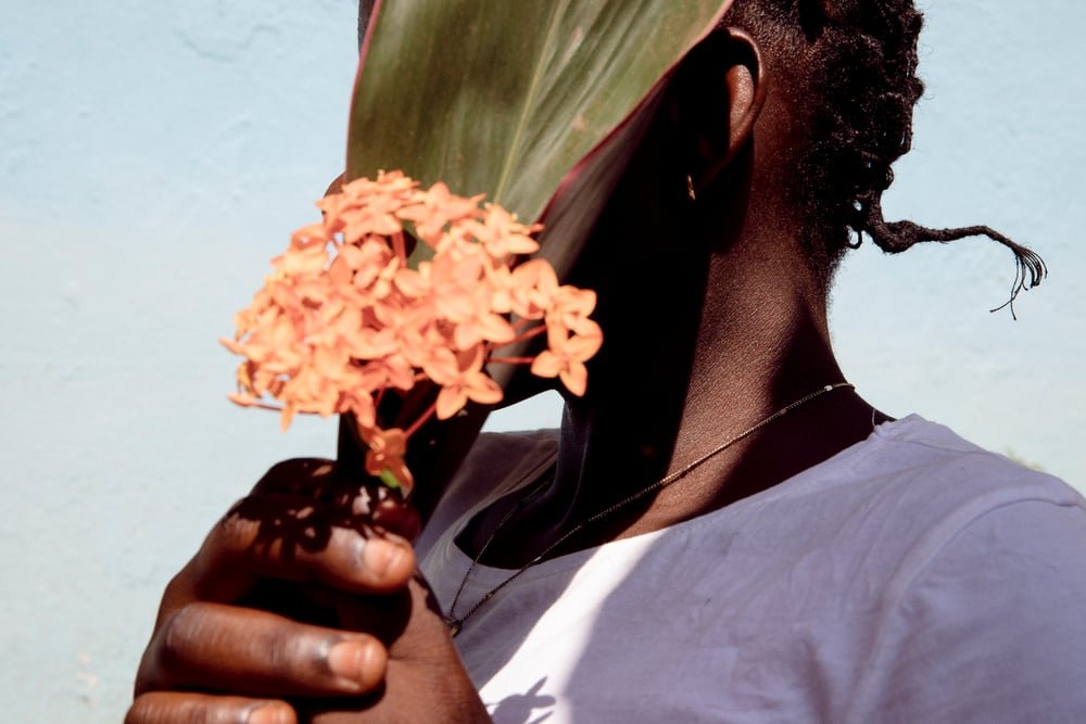 An 18-year-old woman, a survivor of sexual violence, receives medical care and counselling at MSF’s Tongolo centre. Central African Republic, November 2020.