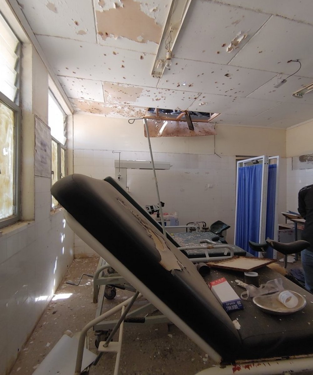A rocket impacted against the delivery room at the Sebeya health centre, in east Tigray, destroying it.