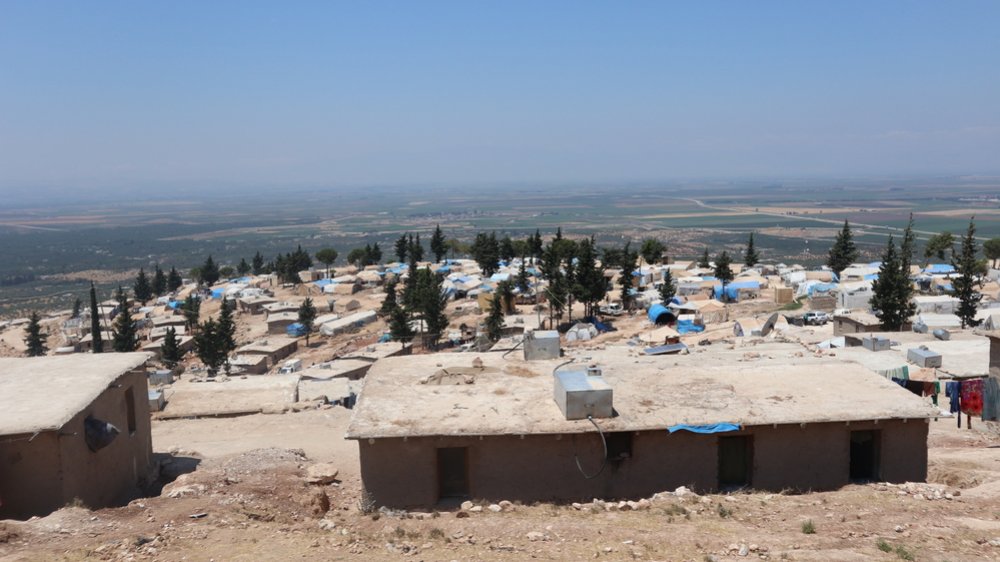 An IDP camp of Northwest Syria