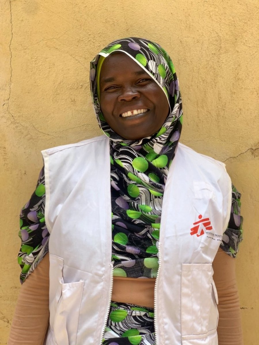MSF Midwife - Hawa Abdulkarim Mansour, Jebel Marra Mountains, Darfur Region. Sudan