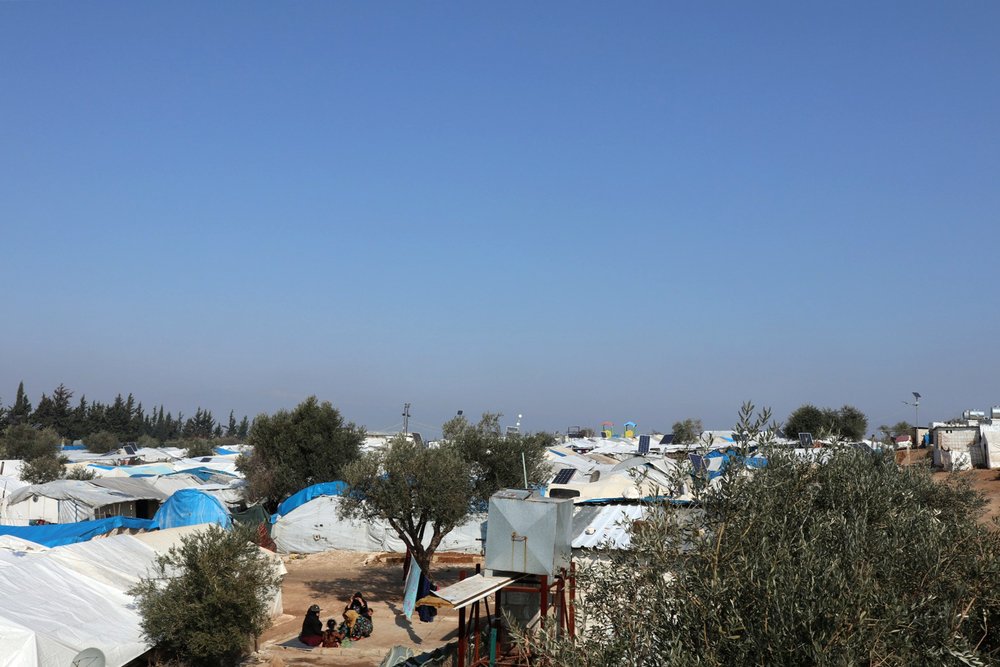 Qadimoon camp (Northwest Syria) on February 17, 2020.