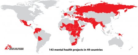 Map of Mental Health projects