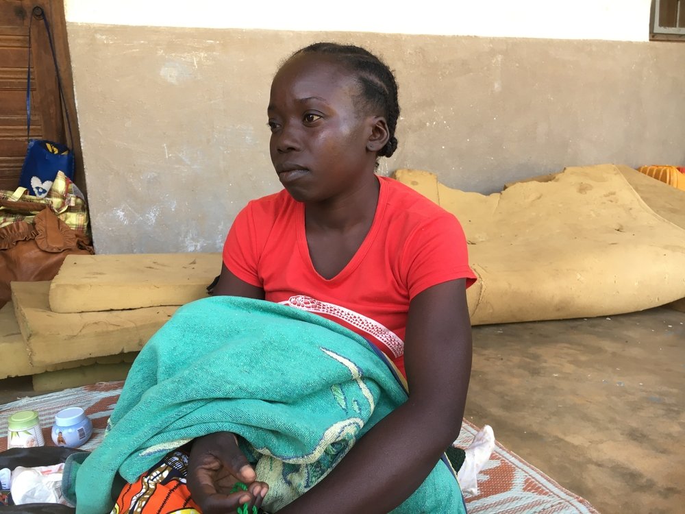 About 8,000 people have fled post-election violence in their neighborhoods and took refuge in makeshift camps in Bouar, Central African Republic, on January 2021.