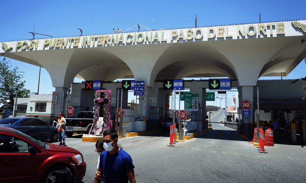 The Paso del Norte bridge, in Ciudad Juérez, Chihuahua, is a regular migrant crossing into the United States.
