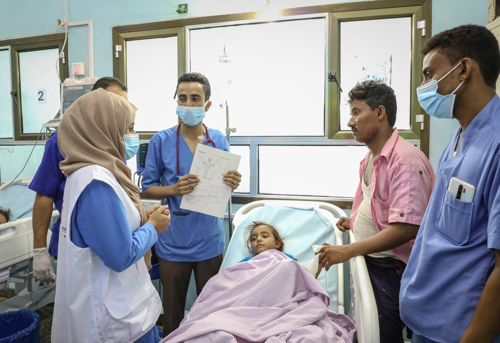 In 2020, MSF admitted over 18,900 patients in the emergency ward at Ad Dahi rural hospital.