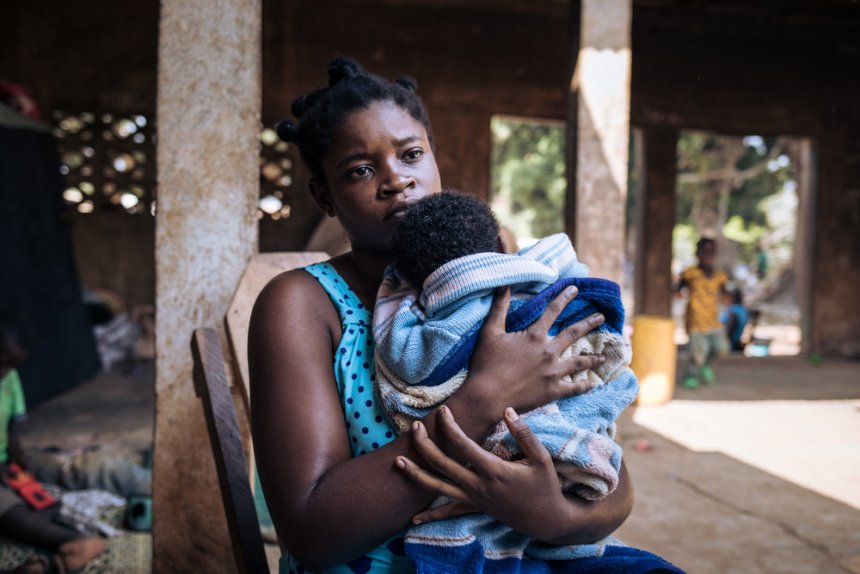 Christelle was a resident of Bangassou. She was preparing to celebrate the birth of her second child when the coalition of armed groups attacked and took control of the city. 