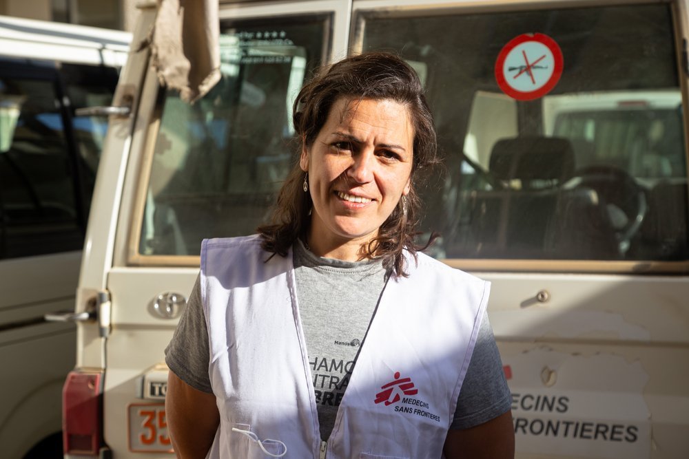 Esperanza Santos, MSF emergency coordinator in Tigray, Ethiopia. 18 March 2021.