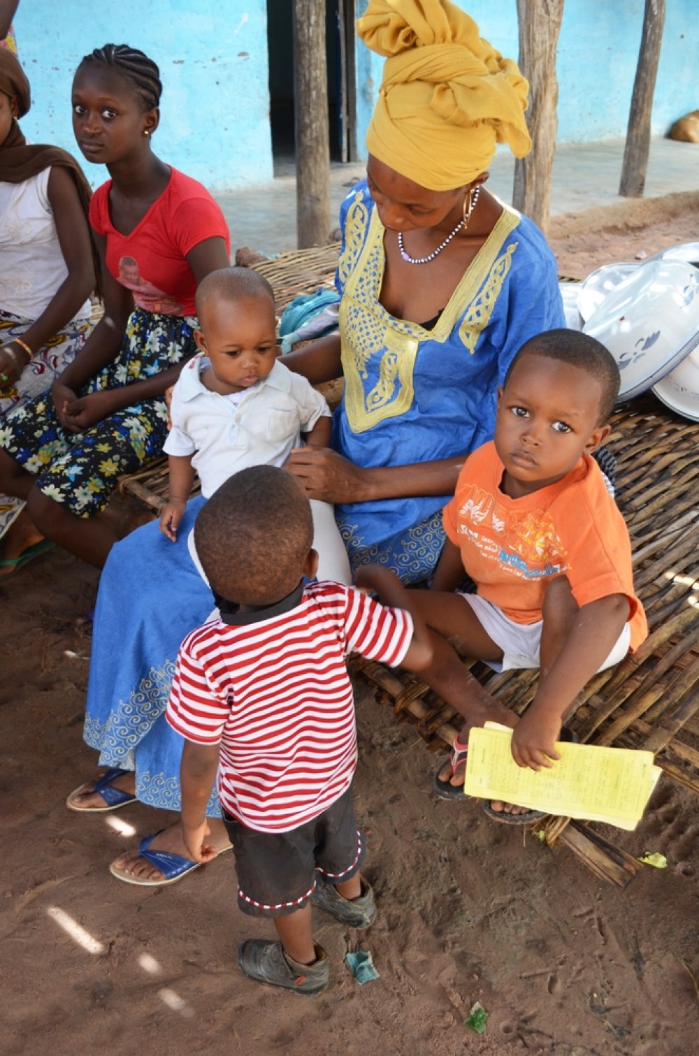 Measles vaccination in Bafata, Guinea-Bissau