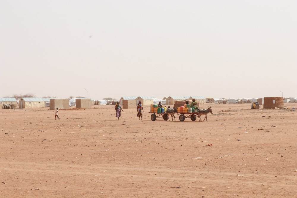 Gorom Gorom (Sahel region of Burkina Faso): a camp for internally displaced people with limited access to basic resources such as water and food. (March, 2022).