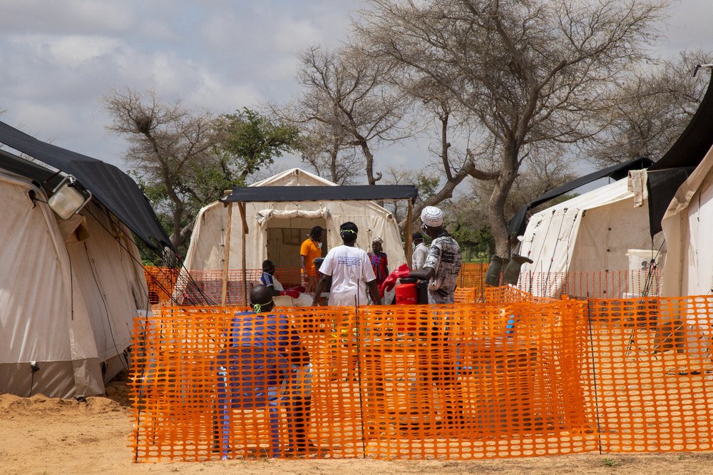 The cholera treatment center put in place by MSF in the district of Magaria, with a 30-beds capacity, located in Zinder Region, Niger.
