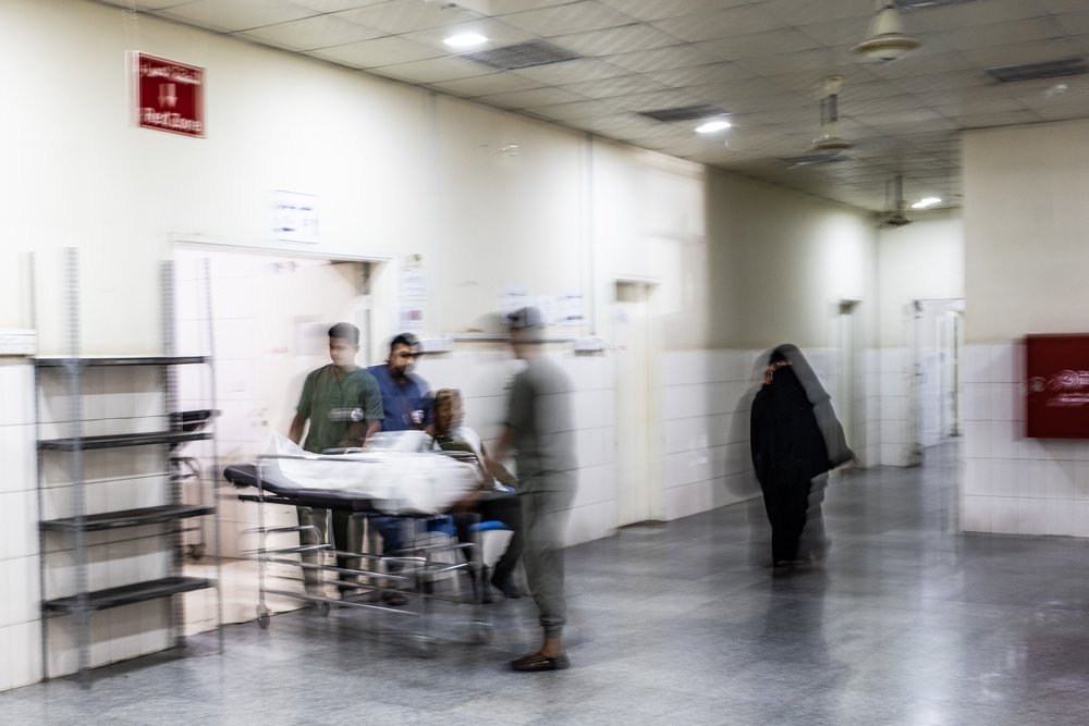 Yemen, Aden, 16 December 2018 – Entrance of OT and ICU of MSF trauma hospital in Aden. The hospital opened in 2012.
