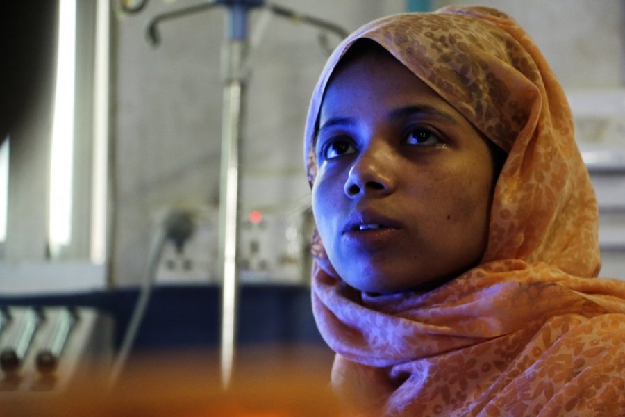 Sualeha Mohamed Ayubiu, 25, used to live in Manupara, Bhushidong city, Myanmar. She fled from there in 2017 and now lives in a camp for Rohingya refugees in Bangladesh.