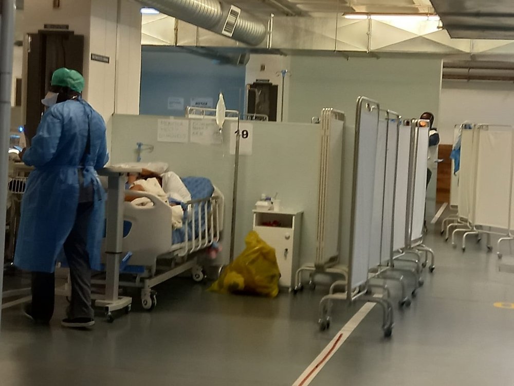 The Livingstone hospital&#039;s COVID-19 ward which MSF has been active in since June 29. The ward is located in a converted basement which functions as the hospital&#039;s primary COVID-19 ward. (August 2021).