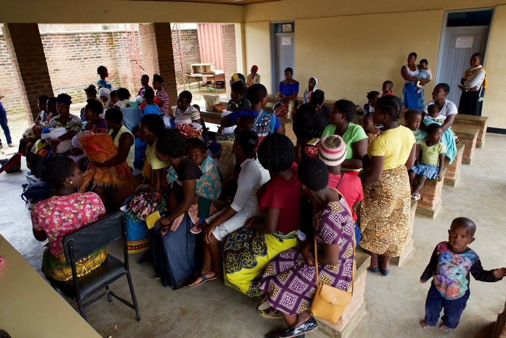 Consultations and screening for cervical cancer take place in health centres in Blantyre. 