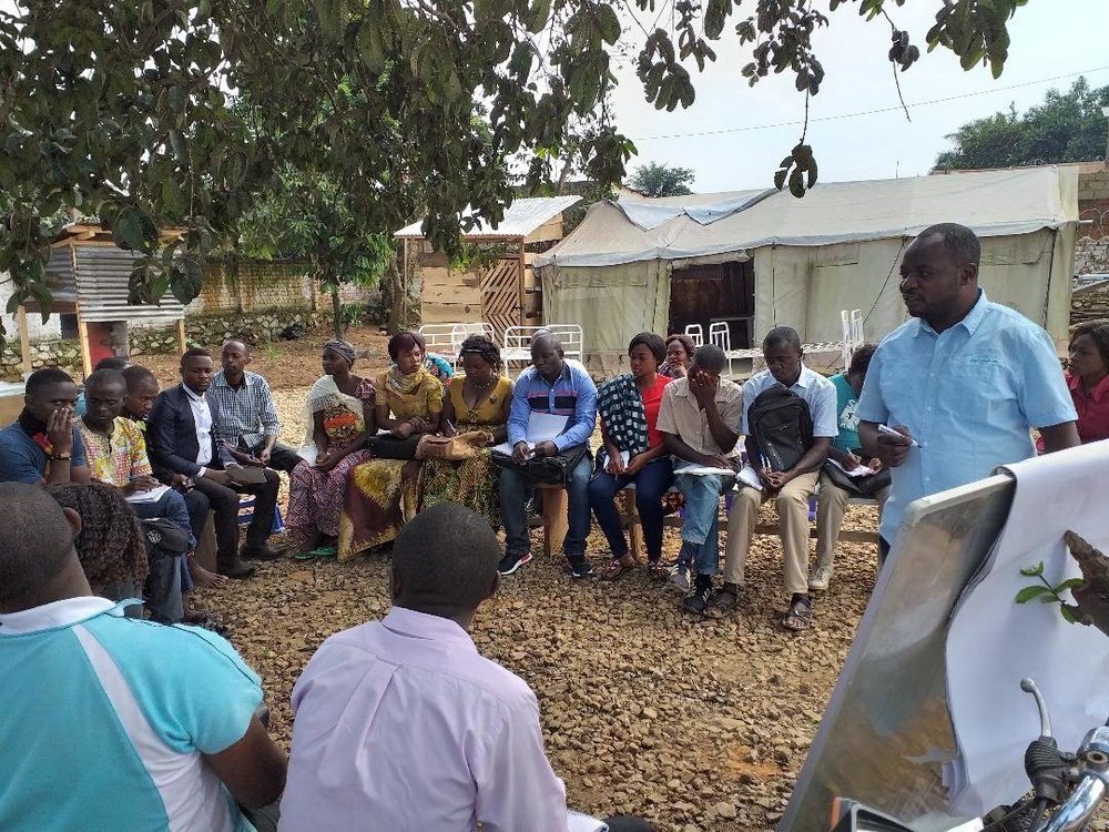 Every day in Beni, our teams mobilise community leaders, influential community representatives and the population around the Ebola virus disease. 