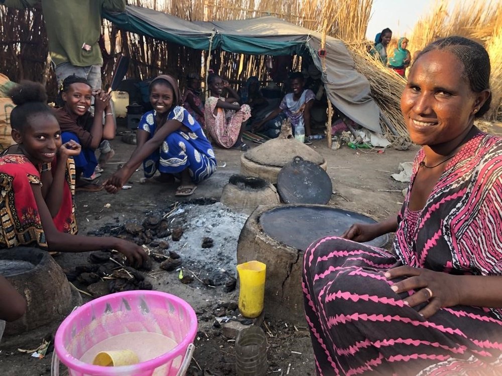 “There is hunger, because we don’t get enough food. We eat once a day. I prepare only this for my family, as the amount of food they give us is too little,” Tafutoe, 35 year old woman from Mai Kadra. 