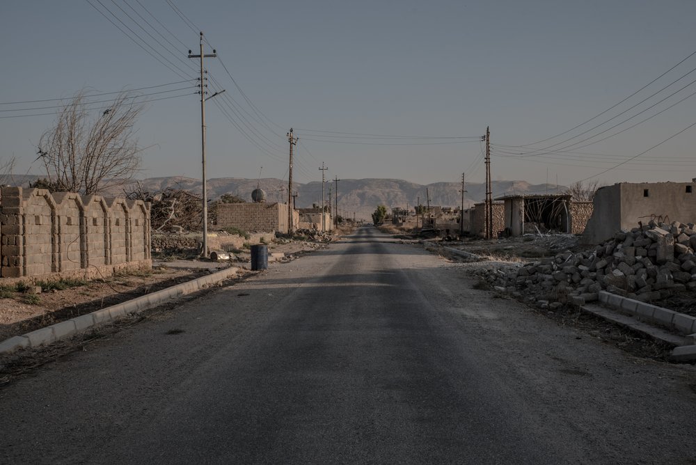 General view of Sinjar region. September 1st, 2019.