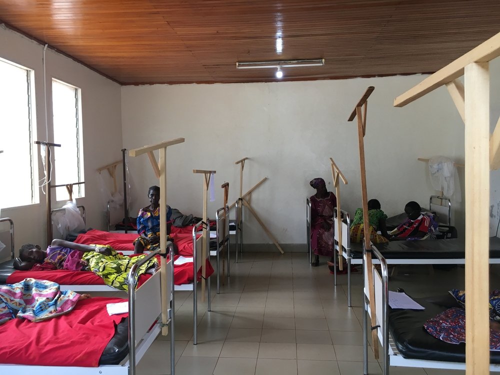 Emergency ward at the MSF-supported hospital in Batangafo.