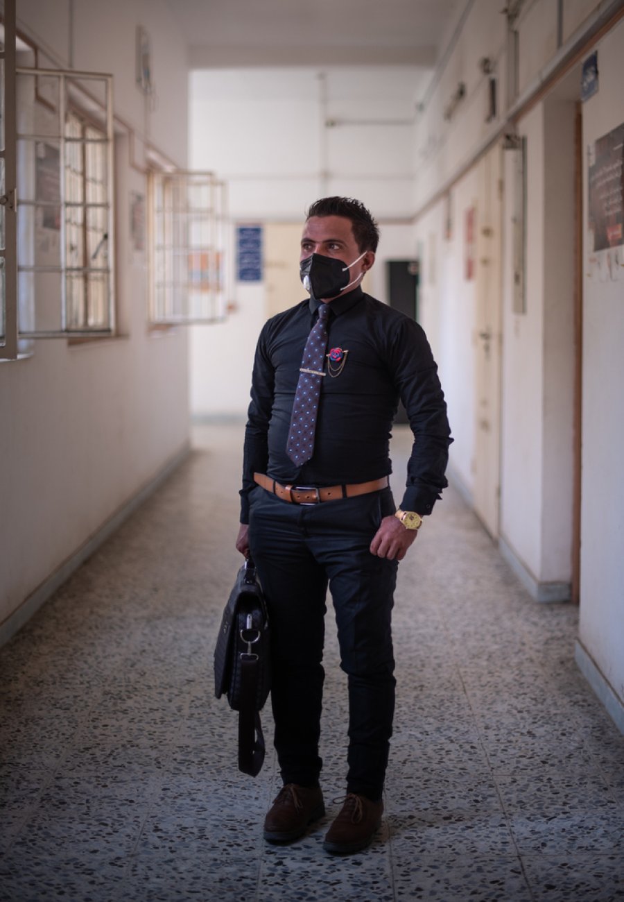 Haydar, 30, English teacher, was diagnosed with mutlidrug-resistant tuberculosis since 2019, after being tested in the MSF run clinic at the National Tuberculosis Institute.
