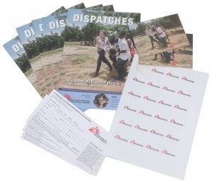 MSF literature and boxes